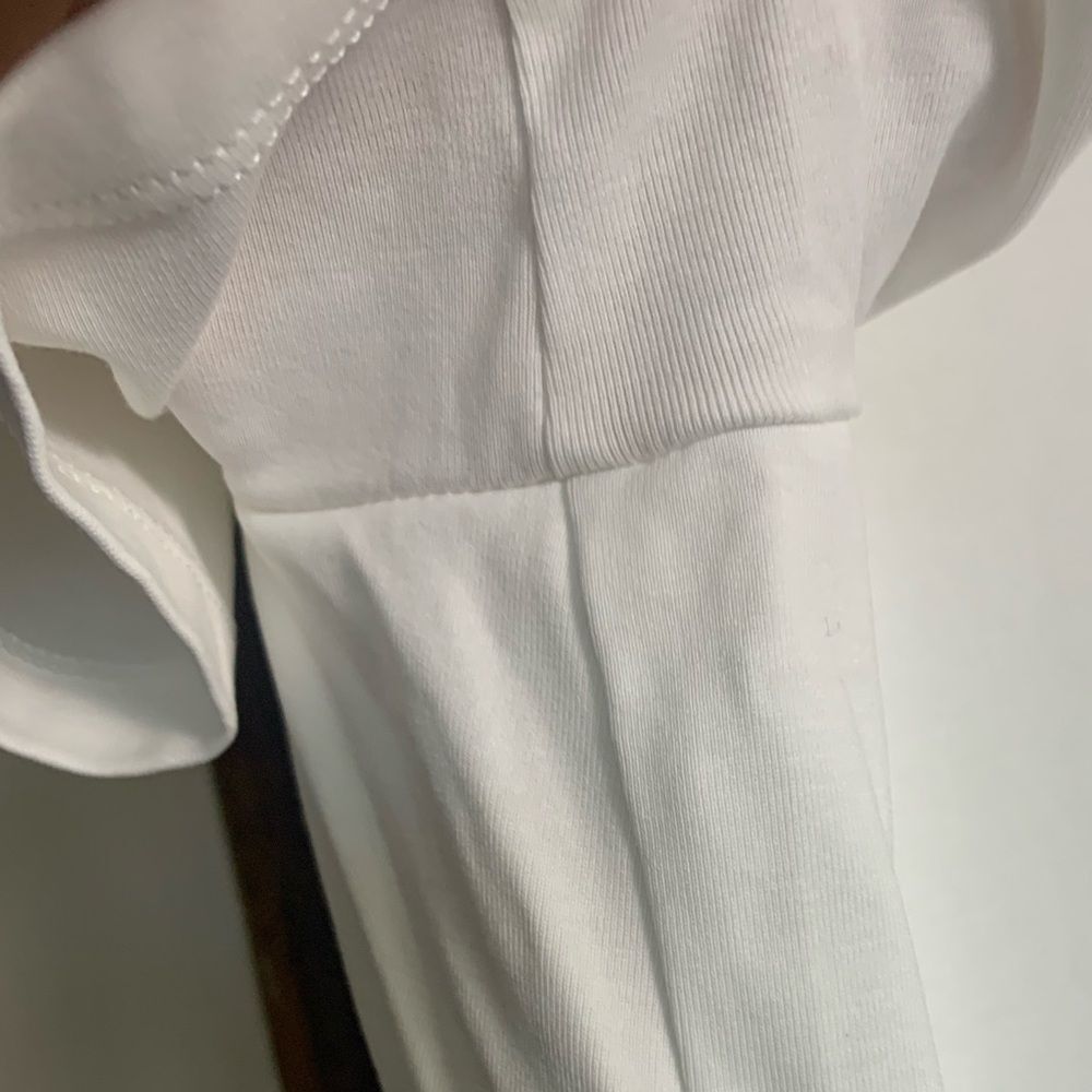 Lafayette 148 NY Cotton Rib Crew Neck T-Shirt 3X White Excellent Condition - Picture 7 of 9